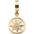 Produktbild: JEWELS BY LEONARDO Anhänger Clip & Mix Lauren • Ketten-Anhänger aus goldfarbenem Edelstahl • dreidimensional wirkender Stern • Schmuck Geschenk für Frauen • 024966