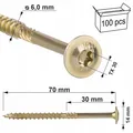 Produktbild: Tellerkopfschrauben Konstruktionsschrauben für Holz 6 8 TORX WKCP