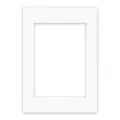 Produktbild: nielsen Conservation Passepartout Karton 1,5 mm | Außenformat 59,4x84,1 cm (DIN A1) für Bildformat 42x59,4 cm (DIN A2) | Polarweiß (hellweiß) | strukturierte Oberfläche