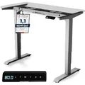 Produktbild: Desktronic HomePro Höhenverstellbarer Schreibtisch Gestell - Schreibtisch Höhenverstellbar Elektrisch mit Flüsterleisem Dual-Motor & Touchscreen - Hohe Tragfähigkeit - Stehtisch