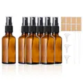 Produktbild: 6 Stück Sprühflasche Glas Leer, 50ml Kleine Braunglas Sprühflaschen zum Befül...