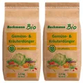 Produktbild: Beckmann BIO Gemüse- und Kräuterdünger 3 kg Sparpack für ca. 20 - 30 m²