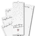 Produktbild: Geburtstagskalender mit Spiralbindung im Konfetti-Motiv I 105 x 297 mm