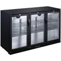 Produktbild: Saro Getränkekühlschrank BC330, schwarz, mit Glastür, (B/H/T) 135 x 85 x 52 cm, 320 Liter