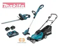 Produktbild: Makita Akku Garten Set DLM432 Rasenmäher DUH523Z DUR181Z, 2 Akkus 18V 5,0+DC18RD