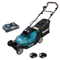 Produktbild: Makita Akku Rasenmäher 2x18V Akkus u. Ladegerät (DLM432PT2)