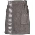 Produktbild: Schiesser Saunakilt, Dunkelgrau, Textil, 55x150 cm, Freizeit, Wellness, Saunatücher