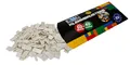 Produktbild: 90 Klemmbausteine Fliesen Tiles Bausteine 1x2 2x2 2x4 Noppen Kompatibel freie Auswahl 34 Farben (713 - Weiß)