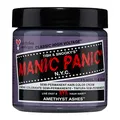 Produktbild: MANIC PANIC Amethyst Ashes Haarfarbe – klassische Hochspannung – semi-permanente Haarfarbe – Rauchgrau mit kühlen Violetttönen – vegan, PPD- und Ammoniakfrei – zum Färben von Haaren bei Frauen und