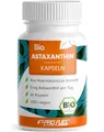 Produktbild: BIO Astaxanthin-Kapseln 60x - Astaxanthin hochdosiert & bio - 8 mg Astaxanthin pro Kapsel - Algamo® Premium Astaxanthin aus der Blutregenalge (Haematococcus pluvialis) - laborgeprüft mit Zertifikat