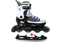 Produktbild: Cox Swain Inlineskates Sneak 2in1 verstellbar Inline Skates und Schlittschuhe, 4-fach größenverstellbar