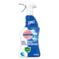 Produktbild: Sagrotan Bad-Reiniger Ozeanfrische – 2in1 Desinfektionsreiniger mit Antischmutzfilm für zuverlässige Hygiene im Badezimmer – 1 x 750 ml Sprühflasche(Das Produktdesign kann abweichen.)