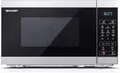 Produktbild: SHARP YC-MG02E-S Mikrowelle mit Grill (Mikrowelle: 800W, Grill: 1000W, 11 Leistungsstufen, silber
