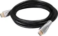Produktbild: Club3D HDMI Anschlusskabel HDMI-A Stecker, HDMI-A Stecker 3.00m Schwarz CAC-1310 gesleeved HDMI-Kabel