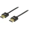 Produktbild: Deltaco HDMI-1091 HDMI-Kabel 1 m HDMI Typ A (Standard) Schwarz (1 m) (DELTACO HDMI-1091 TYNDT HDMI KABEL MED L)