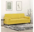 Produktbild: vidaXL Sofa Sofa mit Zierkissen Samt, 180 cm, 3-Sitzer