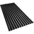 Produktbild: Gutta Wellplatte Guttanit+ 76/18 Schwarz 200 cm x 90 cm