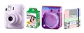 Produktbild: Fuji Instax Mini 12 Lilac Purple Lila inkl Tasche + Film 20 Aufnahmen + Album