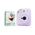 Produktbild: Fuji Instax Mini 12 Sofortbildkamera lilac purple + mit Film Doppelpack