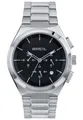 Produktbild: Breil Uhr Herren Bend Ziffernblatt SCHWARZ Bewegung Chrono Quartz e Bracelet Stahl Silber TW1906