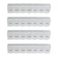 Produktbild: 4 Stück 7 Tage Medikamentenbox Pillendose Pillenbox Tablettenbox Dosierbox Tablettendose
