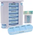 Produktbild: B-ware OSMA Pillen/Tablettenbox  7 Tage  Pillenturm Medikamentennox  Pillendose
