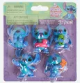 Produktbild: Disney Stitch Minifiguren Set – 5 Figuren – verschiedene Positionen – Deko