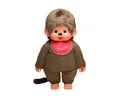 Produktbild: Monchhichi Plüschfigur Monchhichi Plüschfigur Junge mit Latz rot/braun 80cm