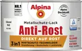 Produktbild: Alpina Metallschutz-Lack Anti-Rost 300 ml weiß glänzend