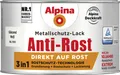Produktbild: Alpina Metallschutzlack Anti-Rost Weiß 300 ml glänzend