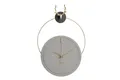 Produktbild: ONZENO Wanduhr THE GREY ANTLER. 45x65x1.8 cm (handgefertigte Design-Uhr)