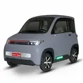 Produktbild: Urban Hopper E-Motorroller Elektro-Kabinenroller Urban Hopper Twin Plus 4-Rad Microcar 2-Sitzer, 4000 W, 45 km/h, 2 Sitze nebeneinander, mit Heckklappe Blei-Gel ca. 85 km grau