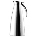 Produktbild: EMSA Eleganza 1,3L Edelstahl Isolierkanne Thermoskanne Easy Open Verschluss