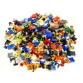 Produktbild: 10x Lego Minifiguren City Mann Frau Zubehör z.B.: Haare Mütze Helm Cap gemischt