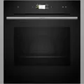 Produktbild: Neff Dampfbackofen, Schwarz, Edelstahl, Metall, Glas, A+, 59.6x59.5x55.0 cm, Digitaldisplay, Farbdisplay, Tür mit Soft-Close, Backofenbeleuchtung, automatische Dampfzufuhr, Küchen, Küchenelektrogeräte, Backöfen, Einbaubacköfen