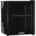 Produktbild: Klarstein Brooklyn 24 Mini-Kühlschrank Glastür LED Ablage Schwarz
