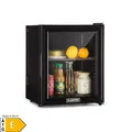Produktbild: Klarstein Brooklyn 24 Mini-Kühlschrank Glastür LED Ablage Schwarz 24 Liter