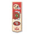 Produktbild: YouTheFan NFL San Francisco 49ers 3D Banner, 15,2 x 48,3 cm, Levi's Stadion, Team-Farben, Einheitsgröße