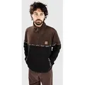 Produktbild: Iriedaily Monte Noe Troyer Half-Zip Fleece Pullover dark coffee Gr. L