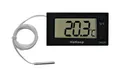 Produktbild: Ofenthermometer Digital mit Sonde Grill Fleischthermometer bis 300°C Edelstahl