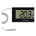 Produktbild: Ofenthermometer Digital 300 C 7,3cm Edelstahlsonde Großes Display Grill Zubehör