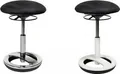 Produktbild: TOPSTAR Hocker Sitness Bob SU43BR0 Fuß weiß Bezug schwarz