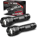 Produktbild: LED Taschenlampe 4000 Lumen 2 Stück Zoomfunktion 5