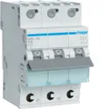 Produktbild: 1St. Hager MBS316 Leitungsschutzschalter 3 polig 6kA B 16A QC 3 Module