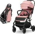 Produktbild: Lorelli Kinderwagen Buggy Minori faltbar PolyurethanRäder Getränkehalter Fußabdeckung rosa