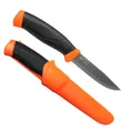 Produktbild: Morakniv Companion Messer mit 12C27 Sandvikstahl und orange/schwarzer Griff