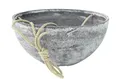 Produktbild: TS Topf NOVA Ø 25 x 12 cm grau Blumenampel Hängeampel Hängetopf Balkon Deko