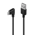 Produktbild: LINDY 32001 1m USB 2.0 Typ A an C Kabel, 90° gewinkelt