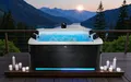 Produktbild: MSPA 6 Personen Whirlpool Outdoor Pool OSLO NEUSTES Modell inkl. MSPA App, LED,UVC - Hydromassage - ganzjährig nutzbar - inkl. Zubehör-160x160x65
