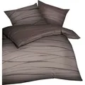 Produktbild: Kaeppel Wendebettwäsche braun 1x 200x200 cm + 2x 80x80 cm - Braun
